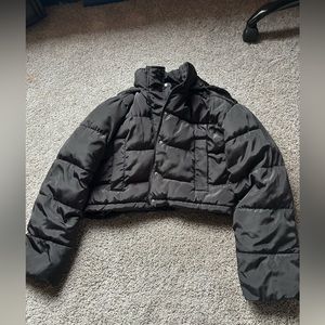 Black Crop PacSunPuffer